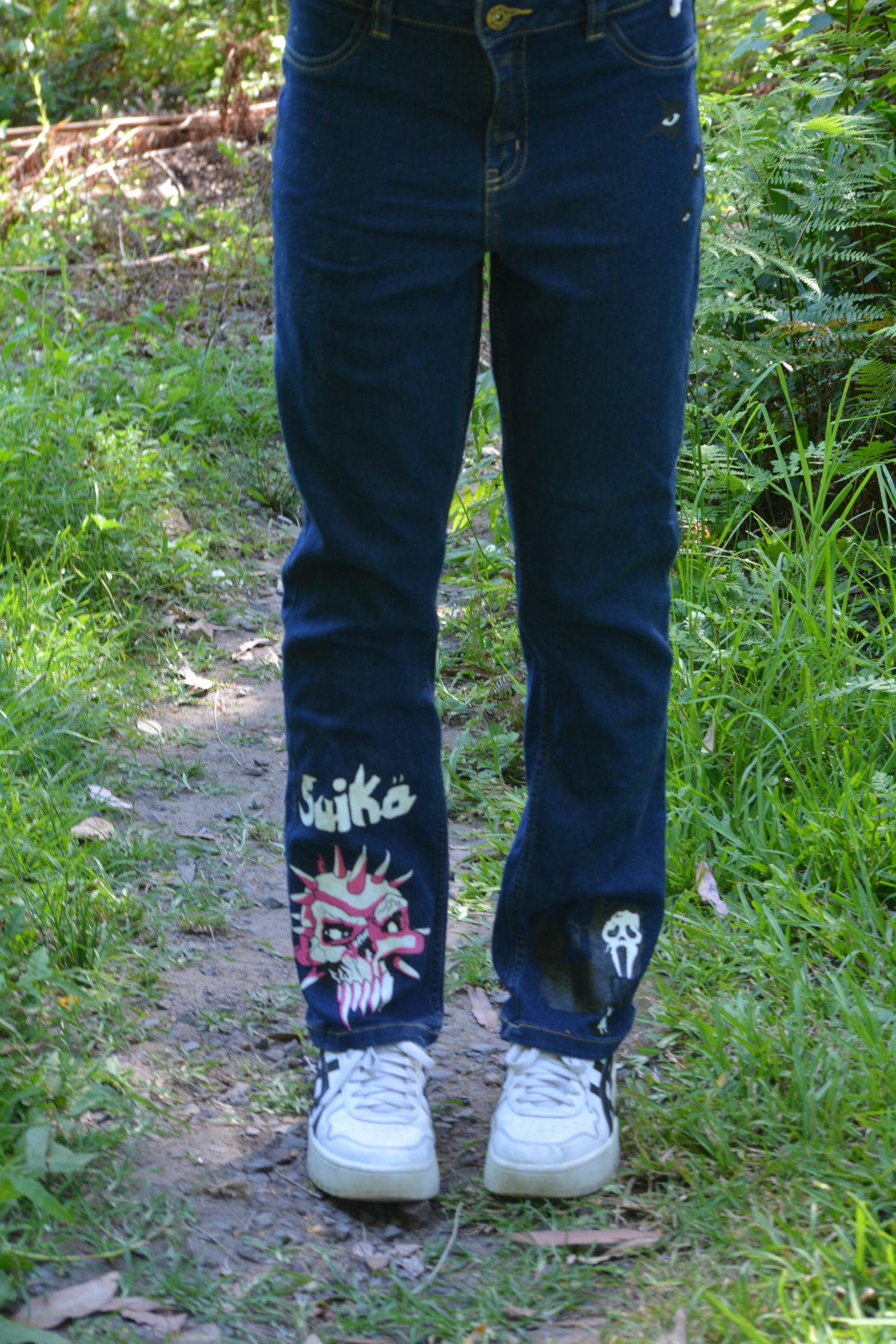 Custom Painted Jeans